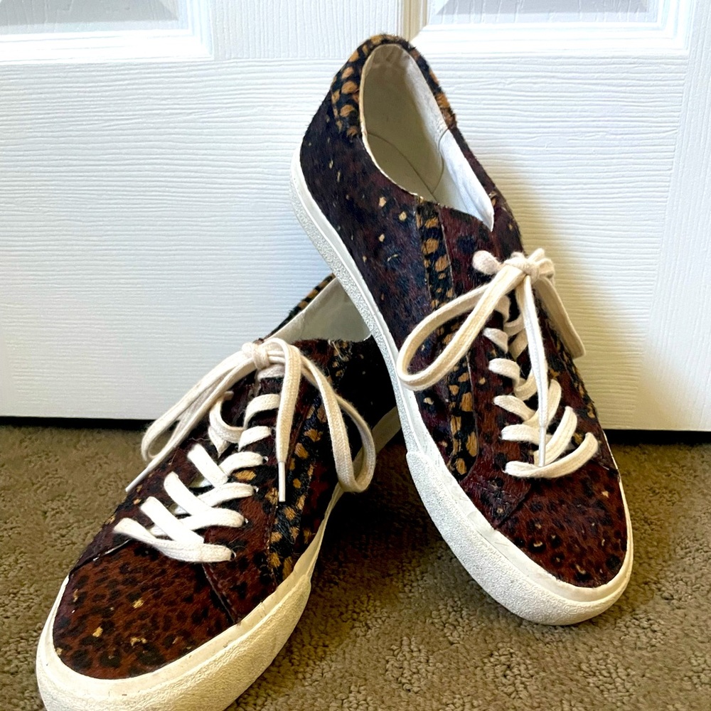 Madewell animal print sneakers